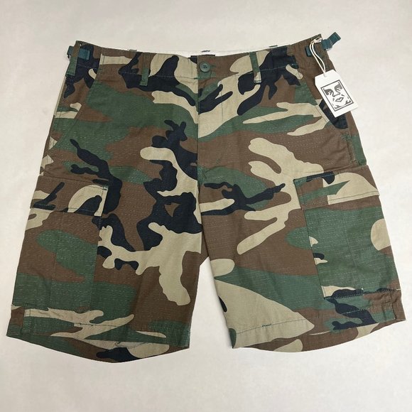 Obey Cargo Shorts "Recon II" Field Camo - Picture 3 of 7